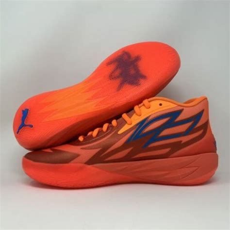 Puma Mb02 Mb2 Supernova Fiery Coral Orange Lamelo Ball Mens Size 13