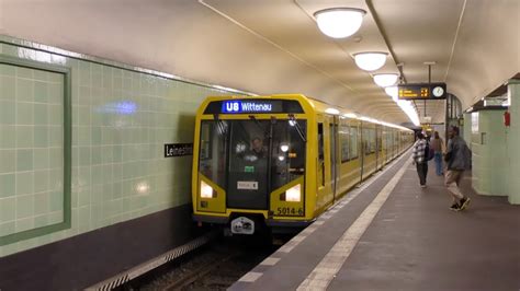 U Bahn Berlin Mitfahrt im H97 auf der U8 von Leinestraße bis Wittenau