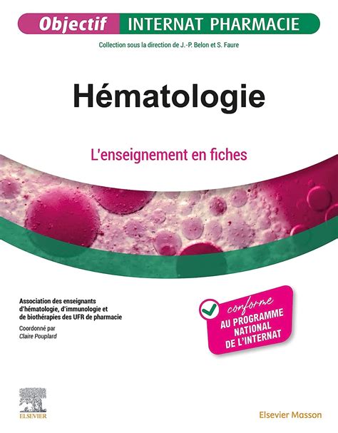 Amazon H Matologie L Enseignement En Fiches