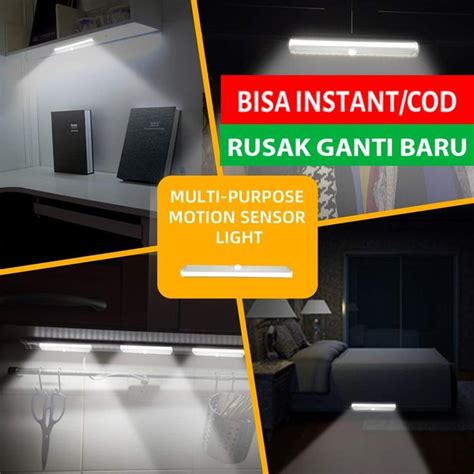 Jual Homelife Lampu Led Sensor Infrared Deteksi Cahaya Led Di Lapak