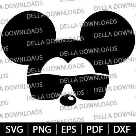 Mickey Mouse Ears Svg Etsy