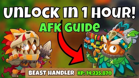 The Fastest Way To Unlock All Beast Handler Xp Upgrades