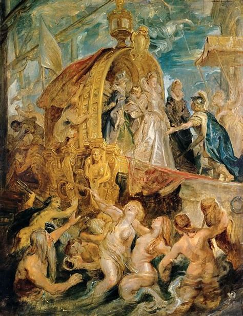 Marie De Medici In The Harbour Of Marseille Peter Paul Rubens