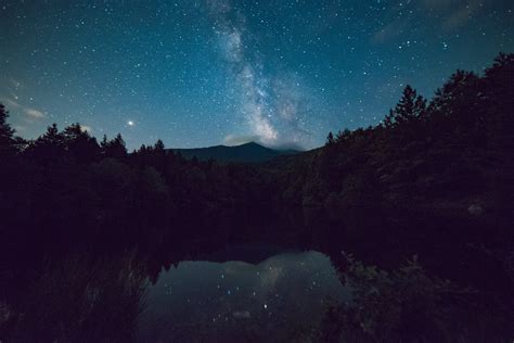 Banco De Imagens C U Natureza Noite Azul Luz Fen Meno