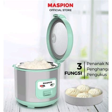 Jual Rice Cooker Stainless Maspion 1L MRJ 1003 TSS Magic Maspion