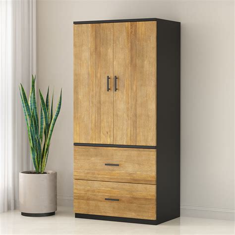 Kristiansand Solid Wood Home Office Tall Storage Cabinet