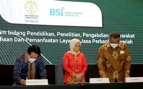 Tingkatkan Literasi Keuangan Syariah Di Atas Bsi Dan Ui Bersinergi