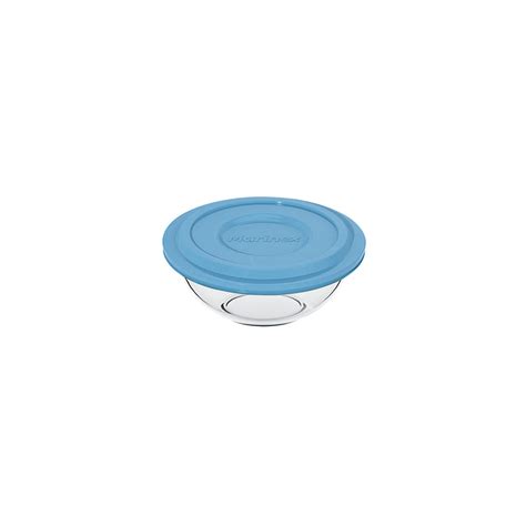 Marinex Glass Mixing Bowl With Coloured Plastic Lid 15lt 94x210mm D