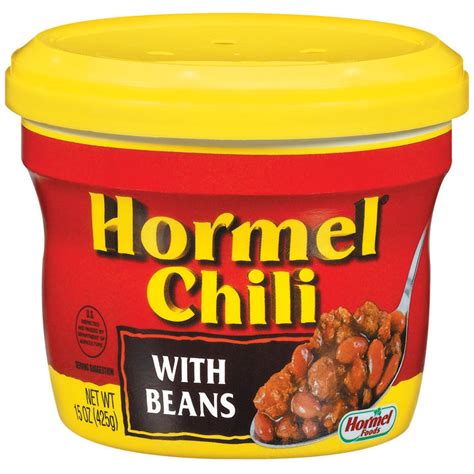 Hormel Chili With Beans 15 Oz Bowl Garden Grocer