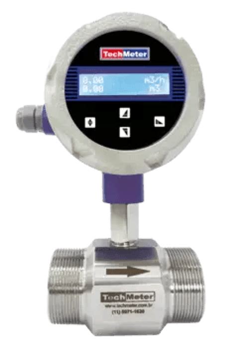 Medidor De Vaz O Tipo Turbina Produto Techmeter