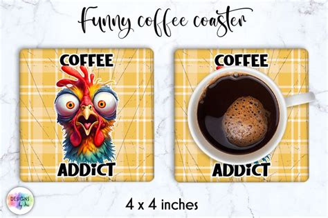 Funny Coffee Coaster, Sarcastic Quotes Coaster, Funny Chick