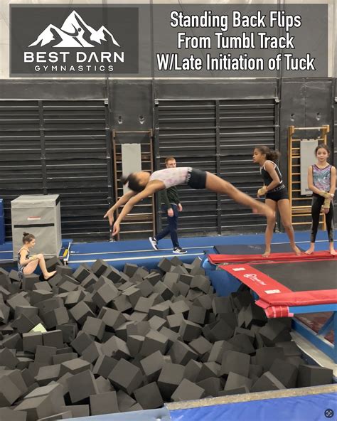 Standing Back Flips With Late Tuck Initiation Best Darn Gymnastics