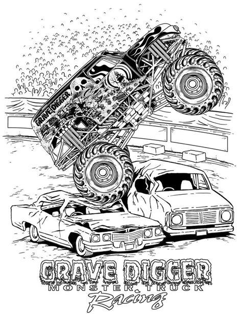 Monster Jam Coloring Pages - Best Coloring Pages For Kids