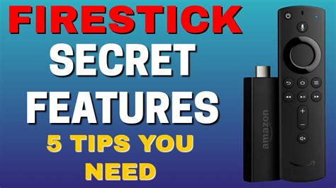 Five Secret Hidden Firestick Features These Are Awesome Youtube