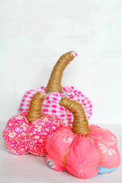 Fabric Pumpkins That Are No Sew Quick Super Adorable