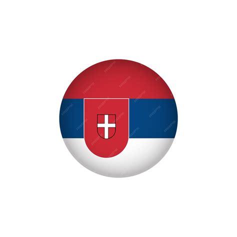 Premium Vector | Serbia europe flag icon european country circled flag ...