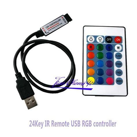 V Usb Led Rgb Controller Key Dimmer Key Ir Remoter Key Rf For Led