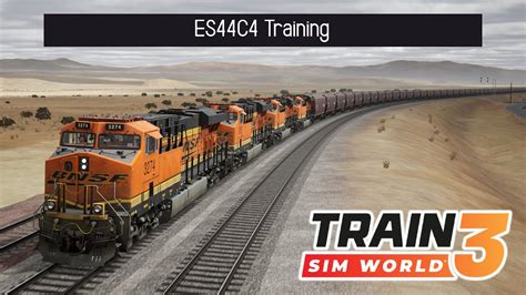 Tsw3 Es44c4 Training Cajon Pass Barstow San Bernardino Youtube