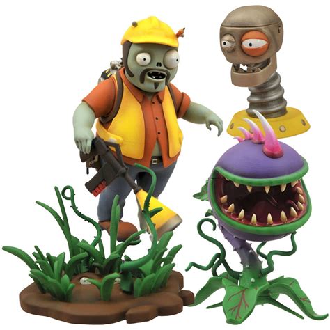 Diamond Select Toys Plants vs. Zombies Select Engineer Zombie Action ...