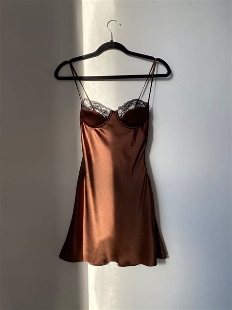 Underwire Slip Dress Hersheys Kiss