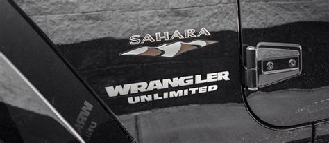 Wrangler Unlimited Badges (07-18 Jeep Wrangler JK) | 2PC – American Car Craft