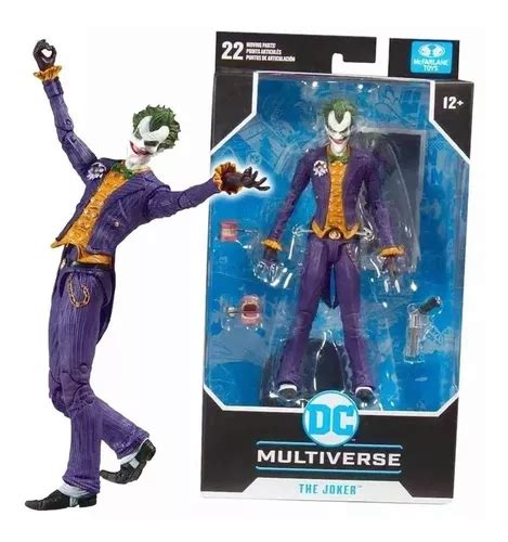 Boneco Coringa Joker Cm Dc Multiverse Mcfarlane Toys Frete Gr Tis