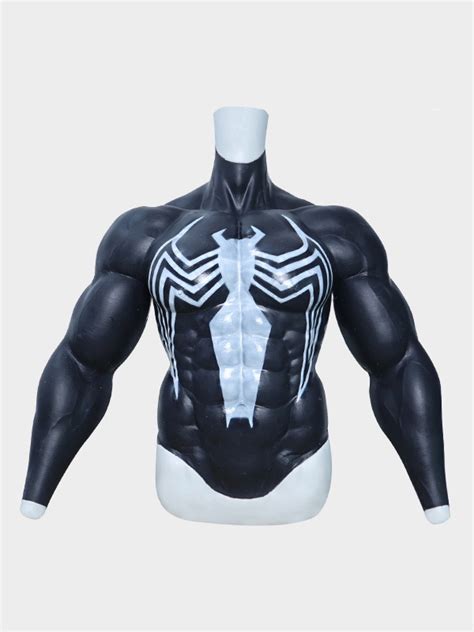 Upper Body Muscle Suit With Arms Silicone Masks Silicone Muscle Smitizen