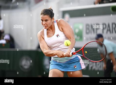 Emma Navarro of USA during the French Open, Grand Slam tennis ...