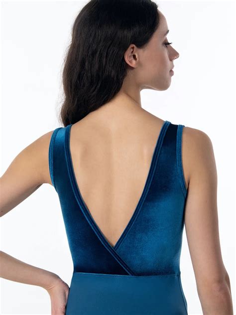 Suffolk Bateau Tank With Velvet Trim 2445a The Station Dancewear