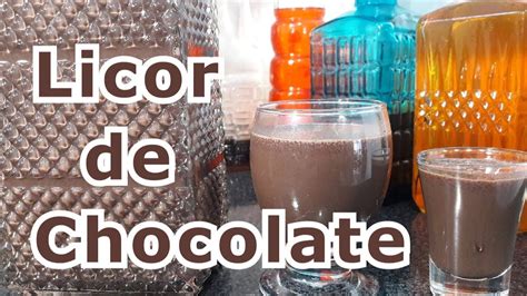 Licor De Chocolate Cremoso Licor De Chocolate Licor Licores