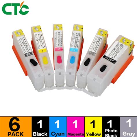 Pcs Pgi Compatible Refillable Ink Cartridges For Canon Mg