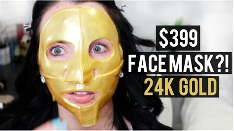 399 Gold Face Mask First Impression Youtube