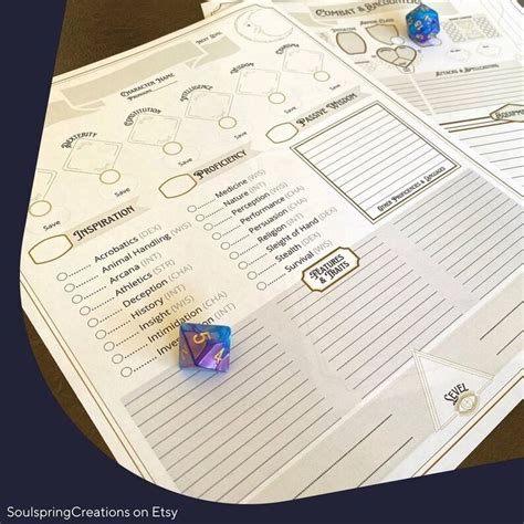 Celestial Dnd E Character Sheet Dungeons And Dragons Stat Sheet Dnd