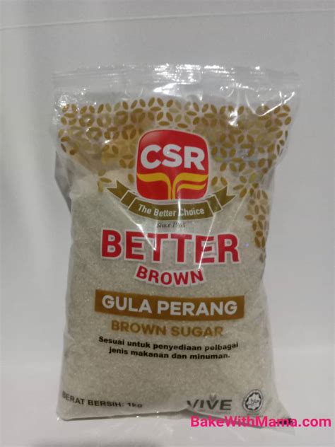 Csr Natural Soft Brown Sugar Gula Perang 1kg Lazada