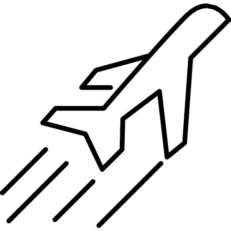 Airplane Side View In Flight Vector Svg Icon Svg Repo