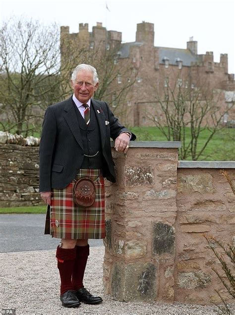 Prince Charles Poses In A Full Kilt At Scotland S Castle Of Mey