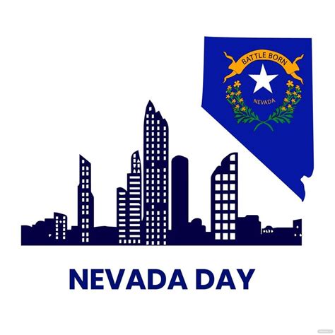 Happy Nevada Day Illustration in PSD, Illustrator, SVG, JPG, EPS, PNG ...