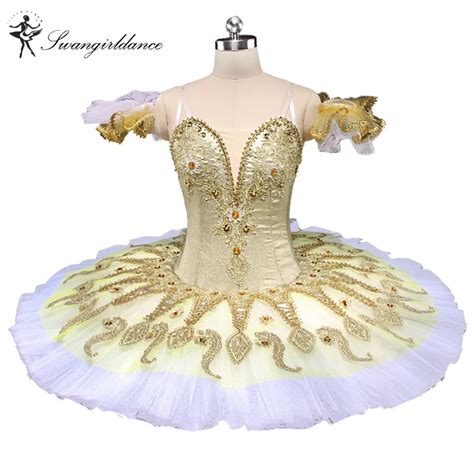 Latest Gold Platter Tutu For Competiton Girls Sleeping Beauty Ballet