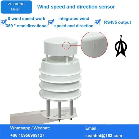 Hot Sale Mini Ultrasonic Weather Station Sensor Modbus RS485 For Wind