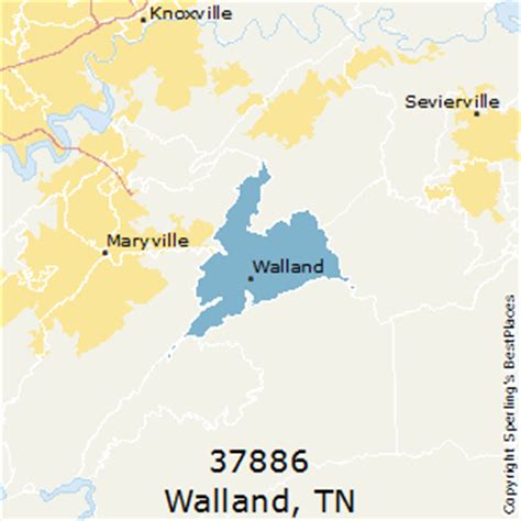 Walland (zip 37886), TN