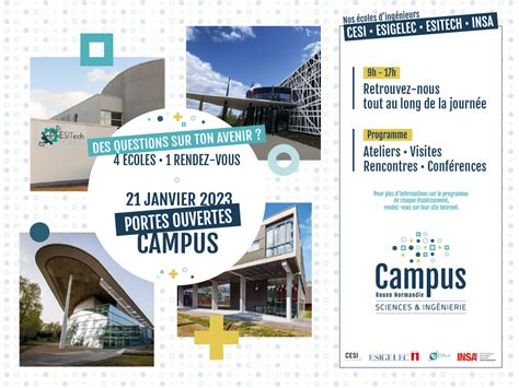 Janvier Journ E Portes Ouvertes Campus Campus Rouen