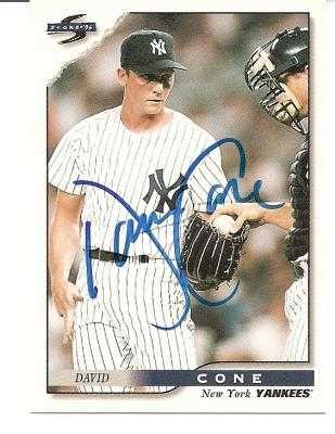 David Cone autographed Baseball Card (New York Yankees) sc