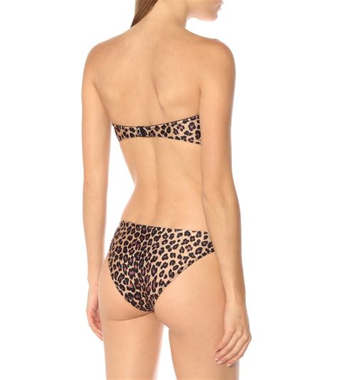 Simkhai Leopard Bikini Bottoms Simkhai