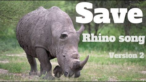 Save The Rhino Song Version 2 Youtube