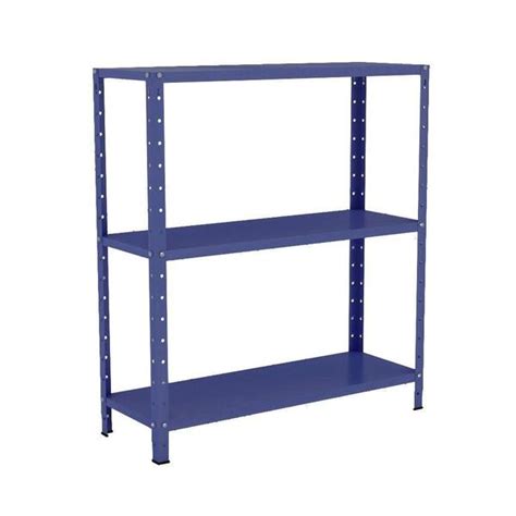 Estante Aço 3 Prateleiras Livros Cozinha Quarto Eaf007 Azul Leroy Merlin