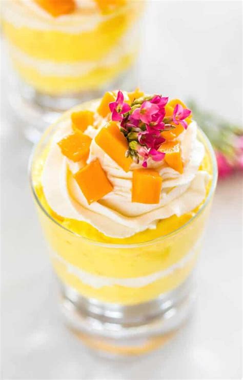 Creamy Mango Dessert Mango Cheesecake Sweet Treats Desserts