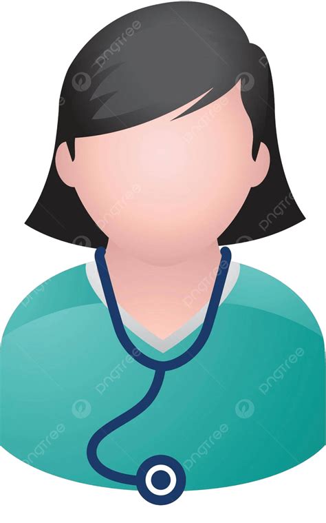 People Avatar Icons Doctor Symbol Uniform Character Vector Symbol