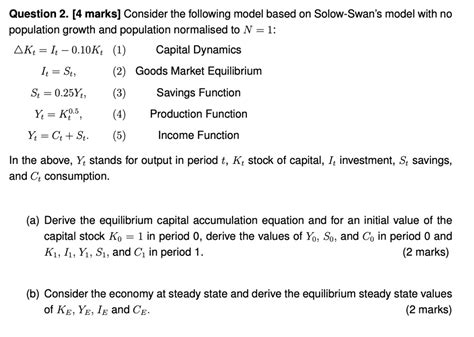 Solved Text Question Marks Consider The Following Model Based