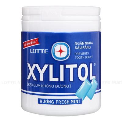 K O Gum Kh Ng Ng Lotte Xylitol H Ng Fresh Mint H G