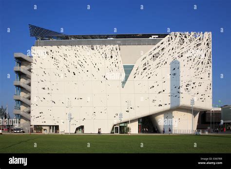 Modern Architecture Of Italian Pavilion At Milan Expo 2015 Milan Stock